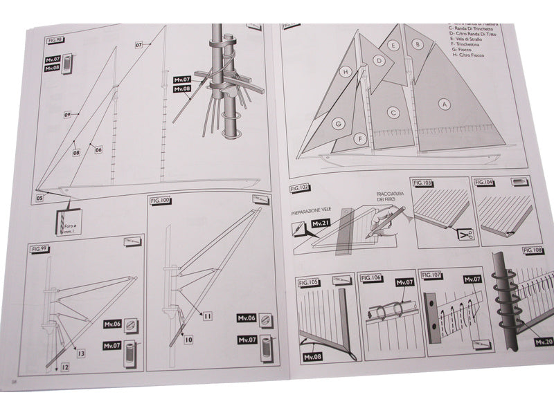 AMATI Bluenose škuner 1921 1:100 kit