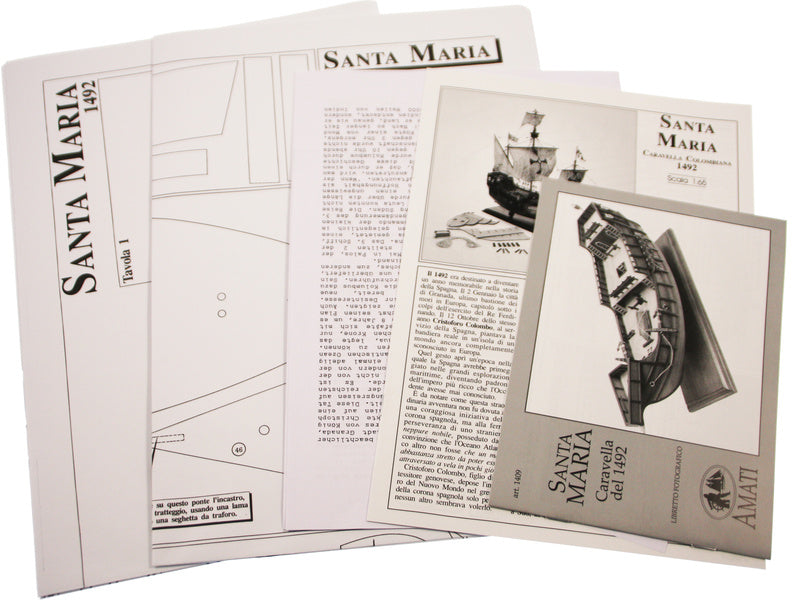 AMATI Santa Maria karavela 1492 1:65 kit