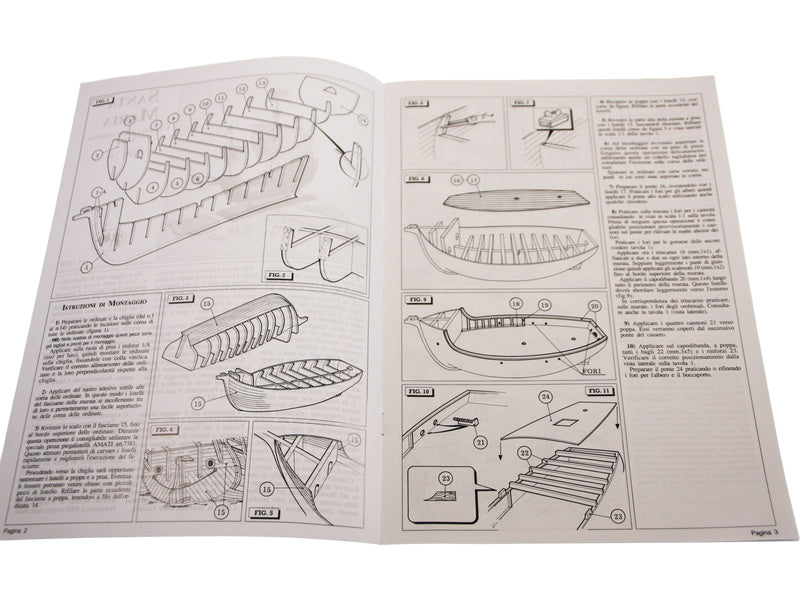 AMATI Santa Maria karavela 1492 1:65 kit