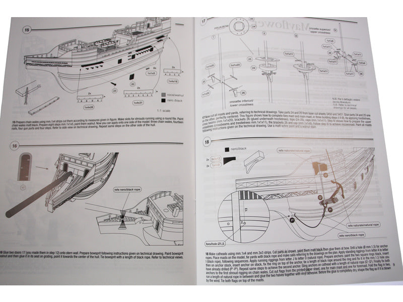 AMATI Mayflower 1620 1:135 kit