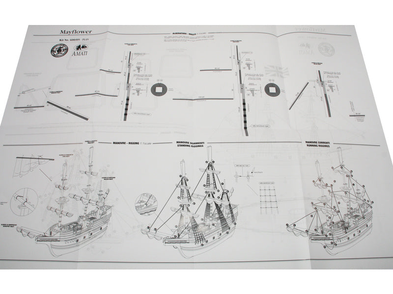 AMATI Mayflower 1620 1:135 kit