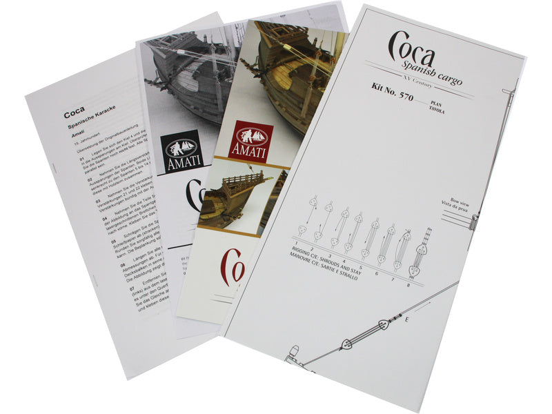 AMATI Coca - Karacke 15. století 1:60 kit