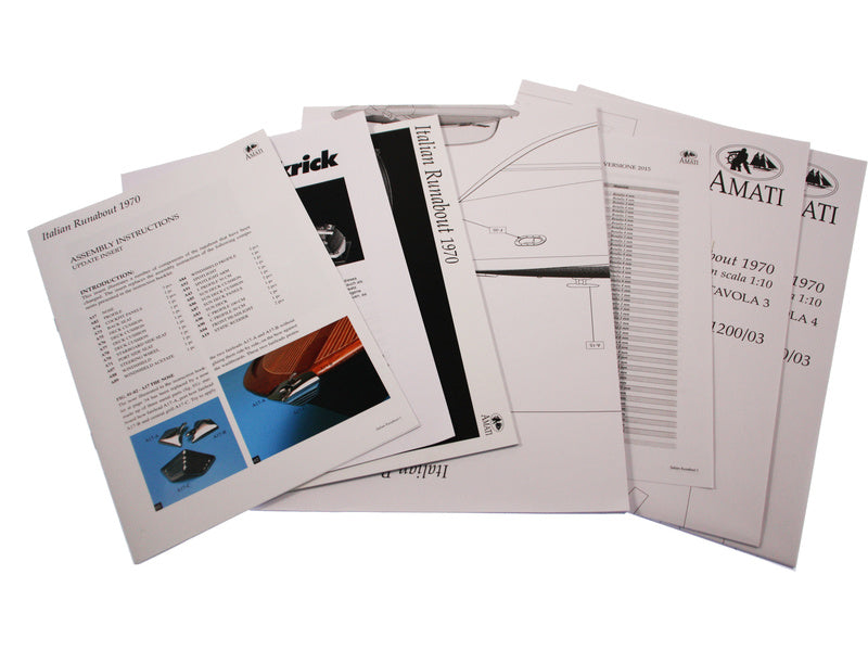 AMATI Aquarama italský sportovní člun 1:10 kit