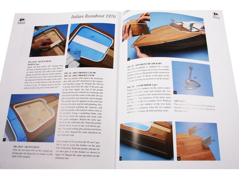 AMATI Aquarama italský sportovní člun 1:10 kit