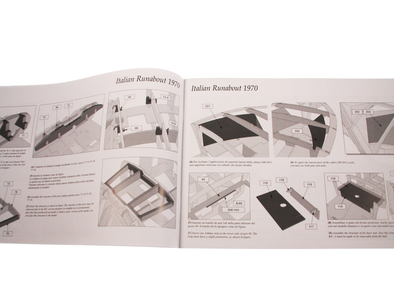 AMATI Aquarama italský sportovní člun 1:10 kit