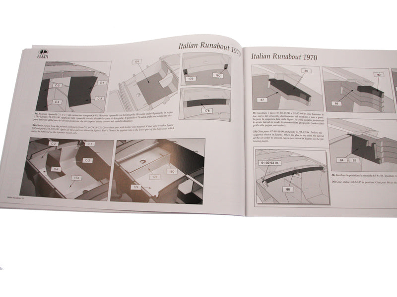 AMATI Aquarama italský sportovní člun 1:10 kit