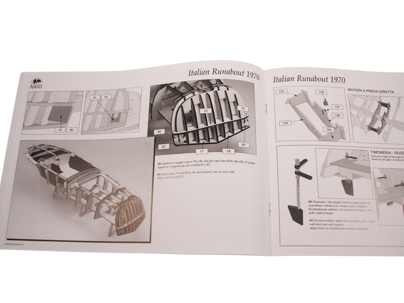 AMATI Aquarama italský sportovní člun 1:10 kit