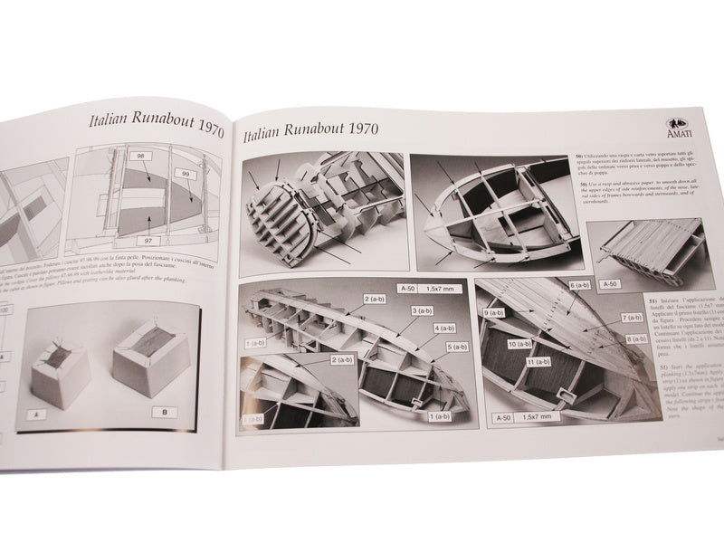 AMATI Aquarama italský sportovní člun 1:10 kit