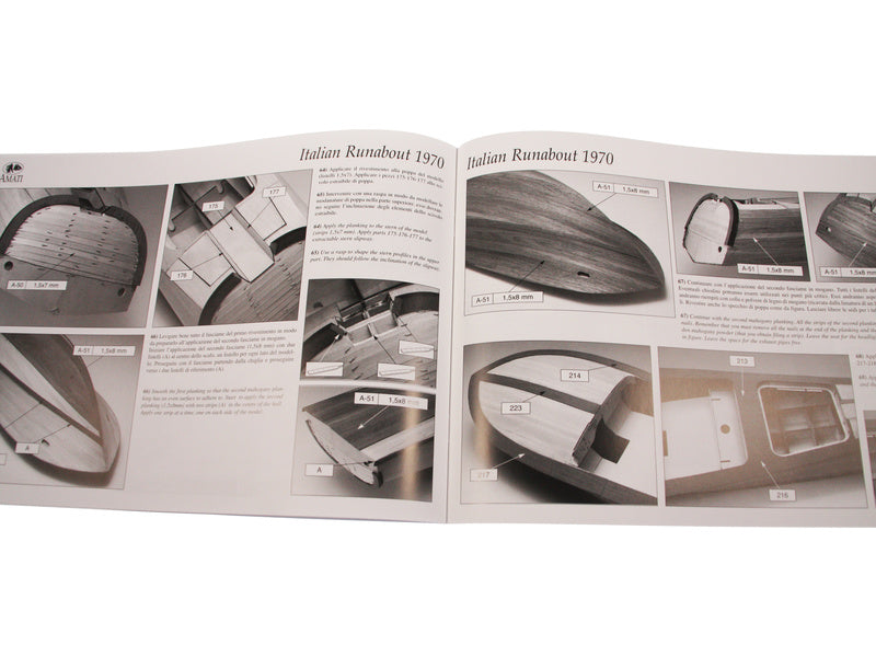 AMATI Aquarama italský sportovní člun 1:10 kit