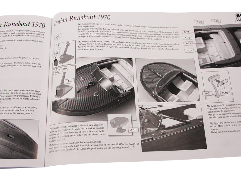 AMATI Aquarama italský sportovní člun 1:10 kit