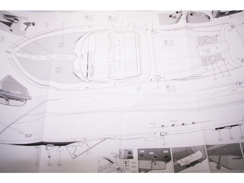 AMATI Aquarama italský sportovní člun 1:10 kit