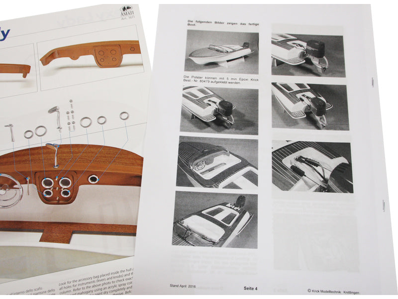 AMATI Sexy Lady sportovní člun 1:8 kit