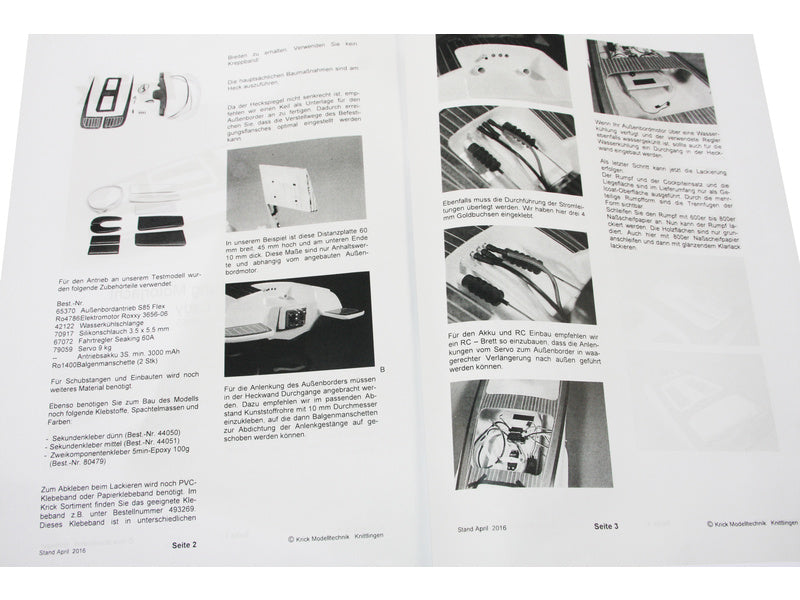 AMATI Sexy Lady sportovní člun 1:8 kit