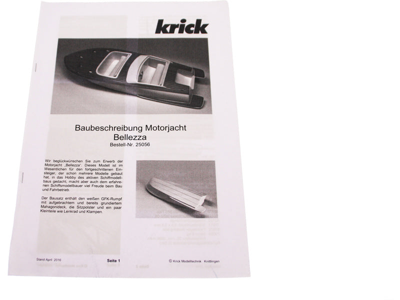 AMATI Bellezza Sportovní člun 1:8 kit