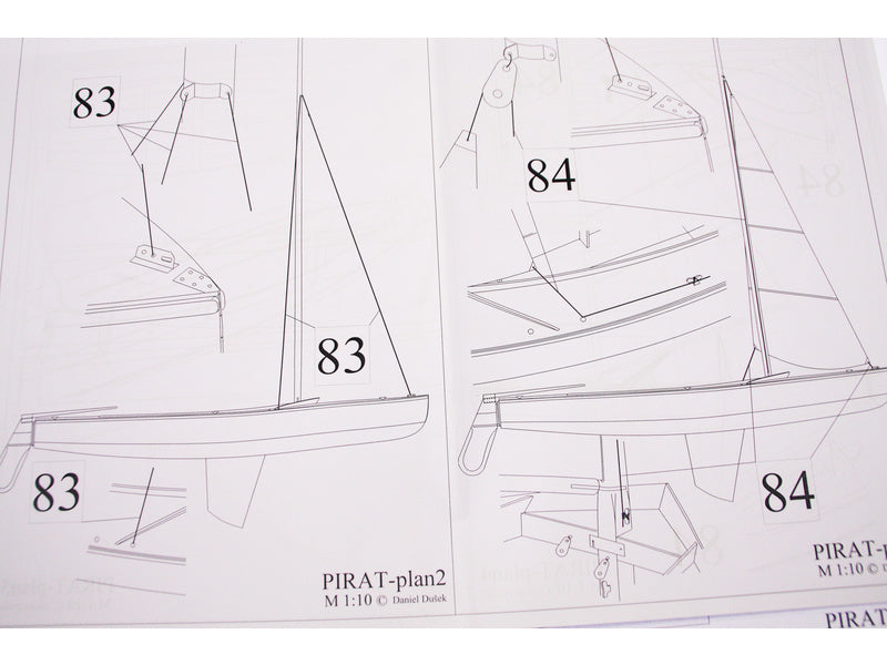 Krick Pirat plachetnice kit