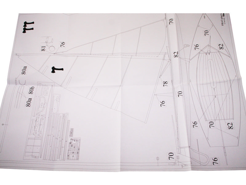 Krick Pirat plachetnice kit