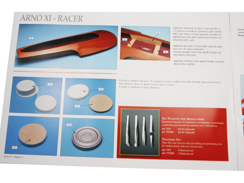 AMATI Arno XI Racer závodní člun 1960 1:8 kit