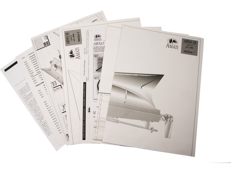 AMATI Arno XI Ferrari závodní člun 1:8 kit