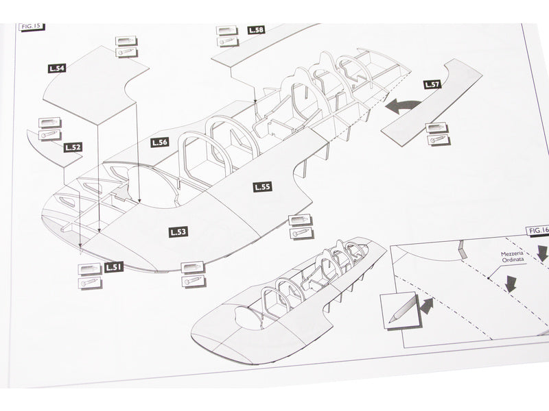 AMATI Arno XI Ferrari závodní člun 1:8 kit