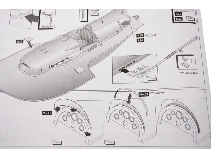 AMATI Arno XI Ferrari závodní člun 1:8 kit
