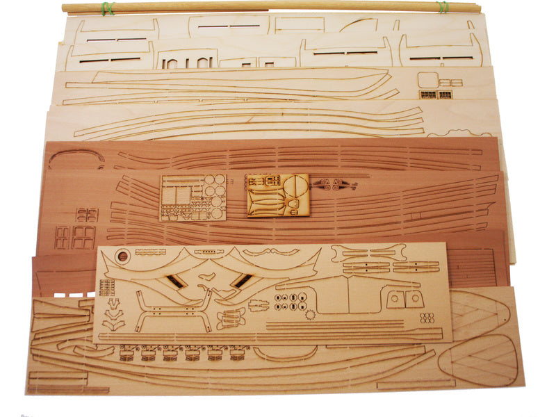 Dušek Holandská státní jachta 17st. 1:48 kit