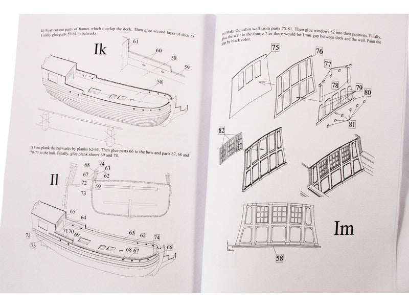 Dušek Holandská státní jachta 17st. 1:48 kit