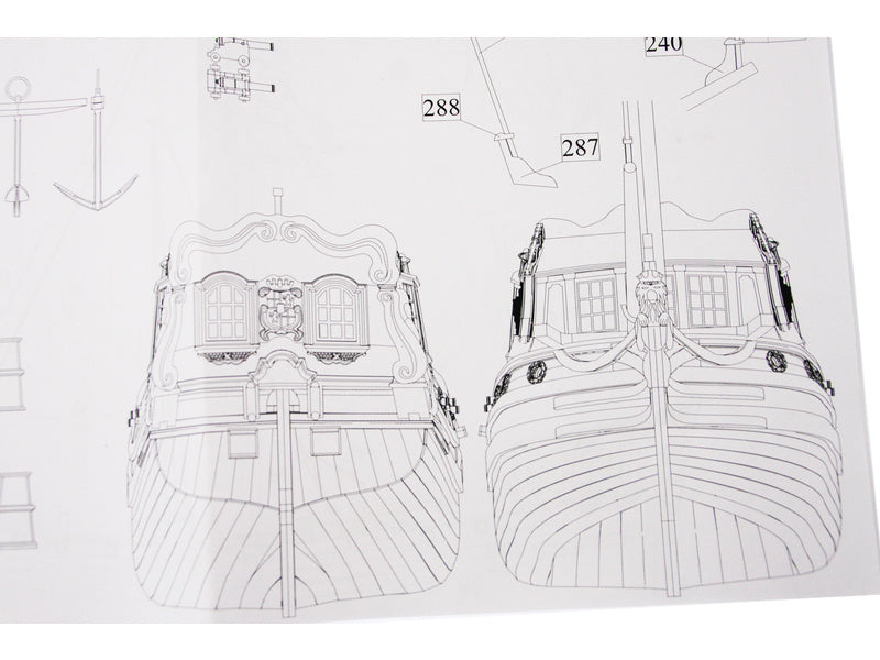 Dušek Holandská státní jachta 17st. 1:48 kit