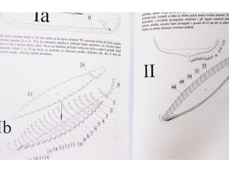 Dušek Vikingská loď Gokstad 1:72 kit