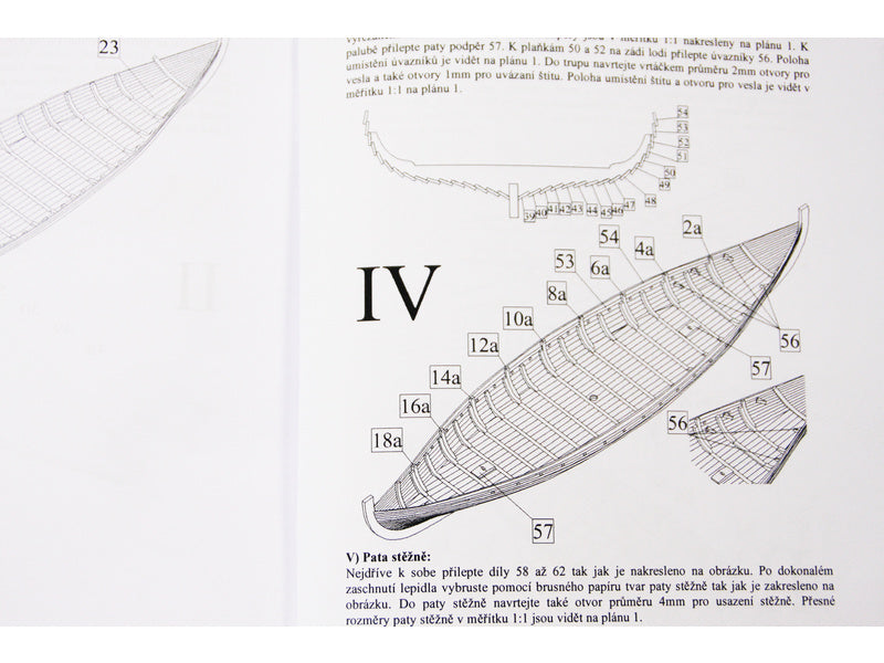 Dušek Vikingská loď Gokstad 1:72 kit