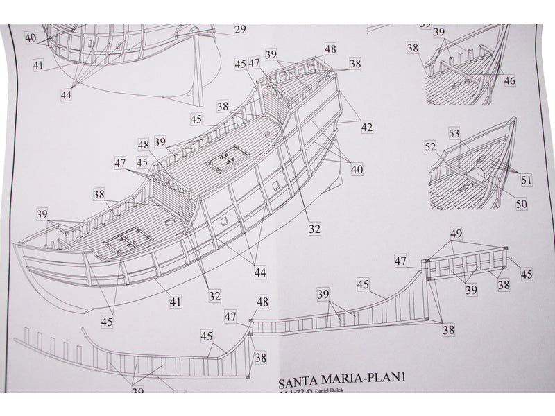 Dušek Santa Maria 1492 1:72 kit
