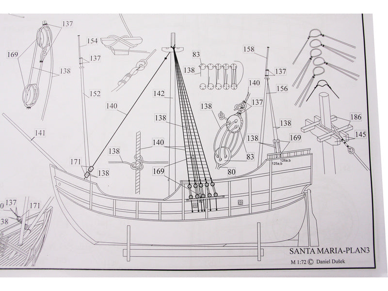 Dušek Santa Maria 1492 1:72 kit