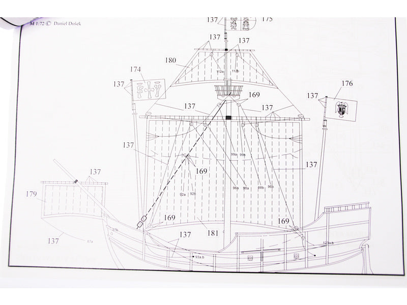 Dušek Santa Maria 1492 1:72 kit