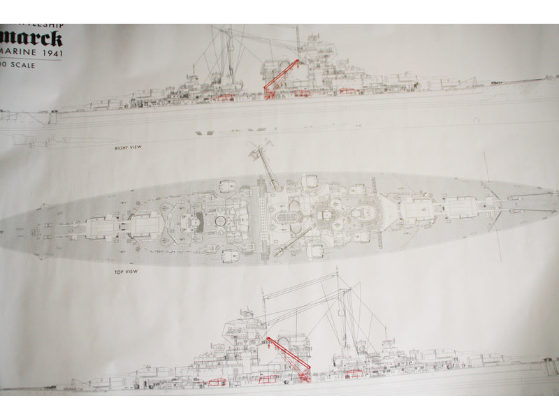 AMATI Bismarck 1939 1:200 kit