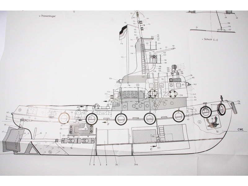 ROMARIN Přístavní remorkér Neptun kit