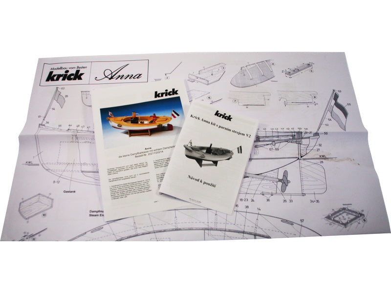 Krick Anna kit s parním strojem V2