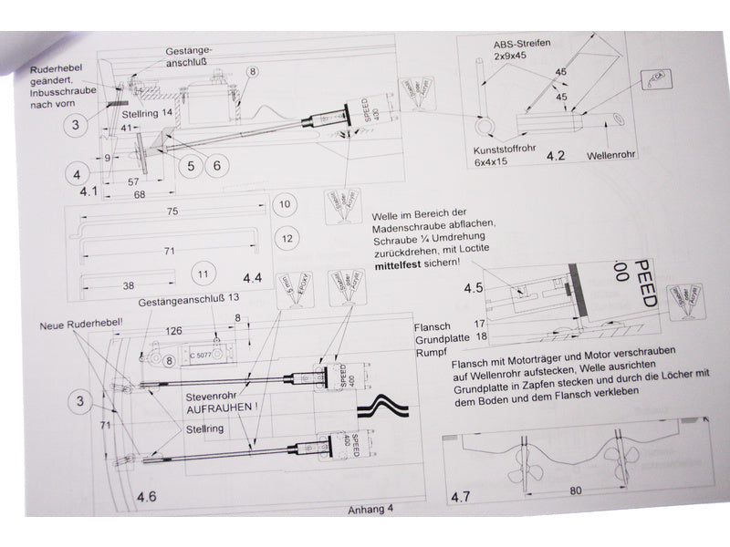 Krick Policejní člun HE 4 kit