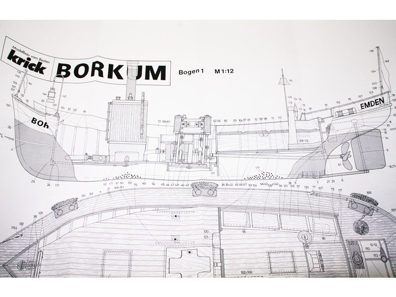 Krick Borkum kit bez parního stroje