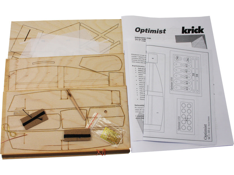 Krick Optimist plachetnice 1:10 kit