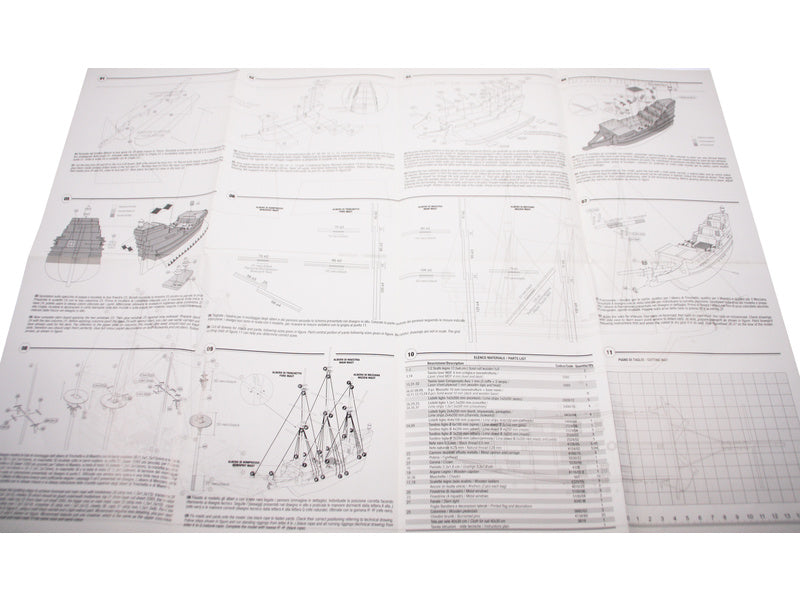 AMATI Elizabethan galeóna 1:135 First step kit