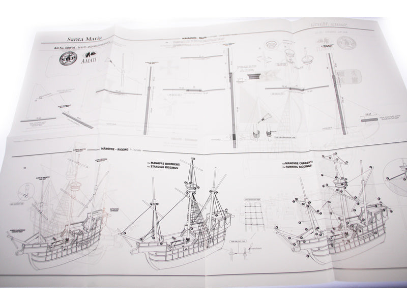 AMATI Santa Maria 1:100 First step kit