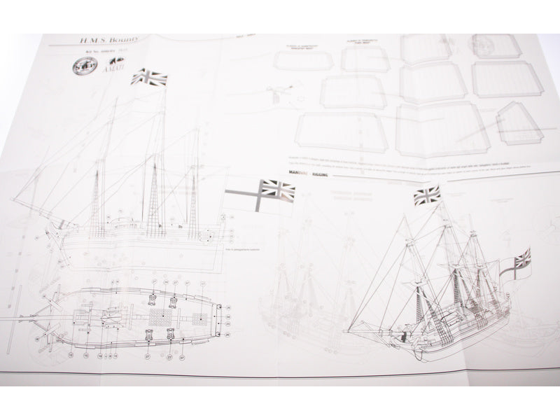 AMATI H.M.S. Bounty 1:135 First step kit