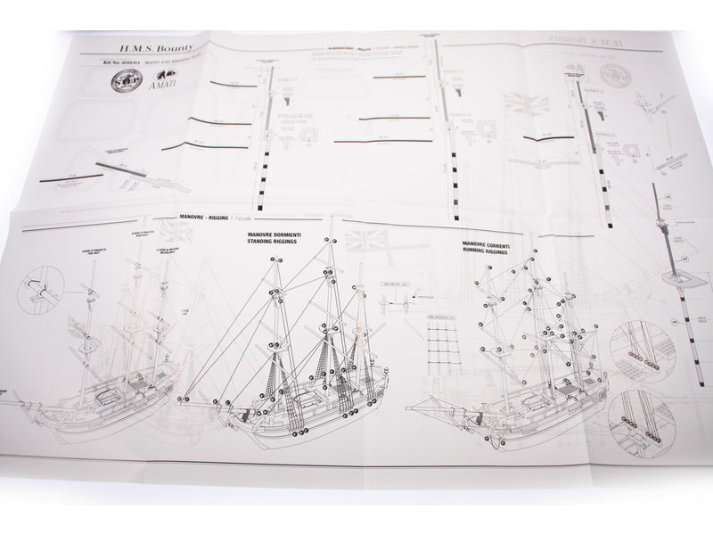 AMATI H.M.S. Bounty 1:135 First step kit