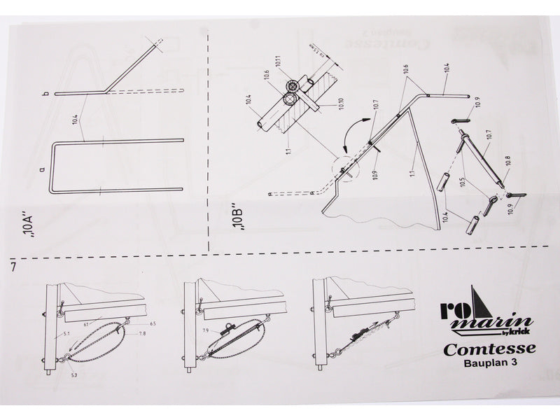 ROMARIN Comtesse plachetnice kit