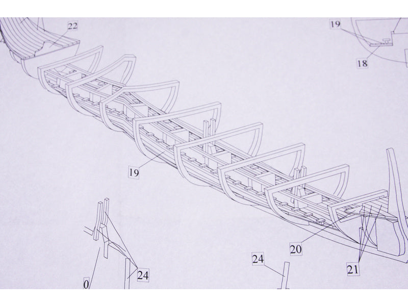 Dušek Řecká triréma 480 př.n.l 1:72 kit
