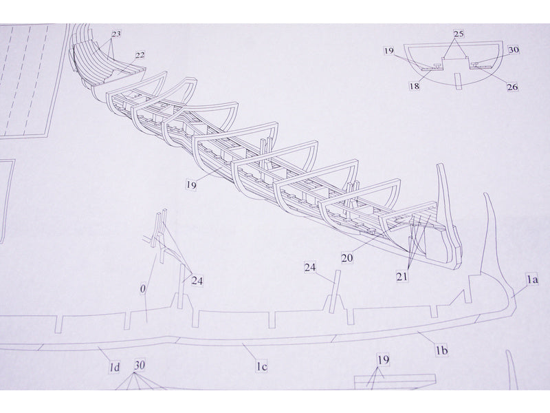 Dušek Řecká triréma 480 př.n.l 1:72 kit