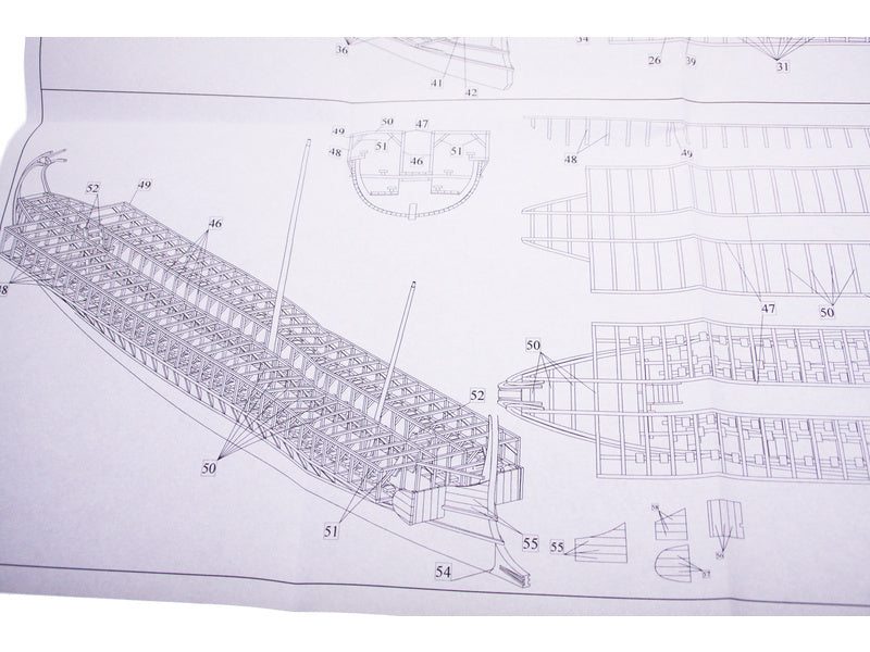 Dušek Řecká triréma 480 př.n.l 1:72 kit