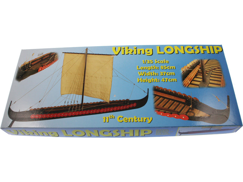 Dušek Vikingská prodloužená loď 1060 1:35 kit