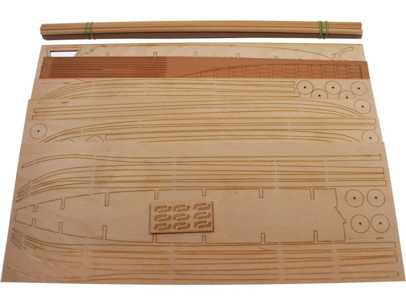 Dušek Vikingská prodloužená loď 1060 1:35 kit