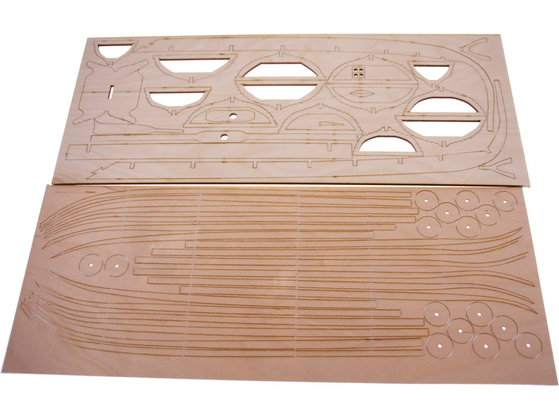 Dušek Vikingská prodloužená loď 1060 1:35 kit