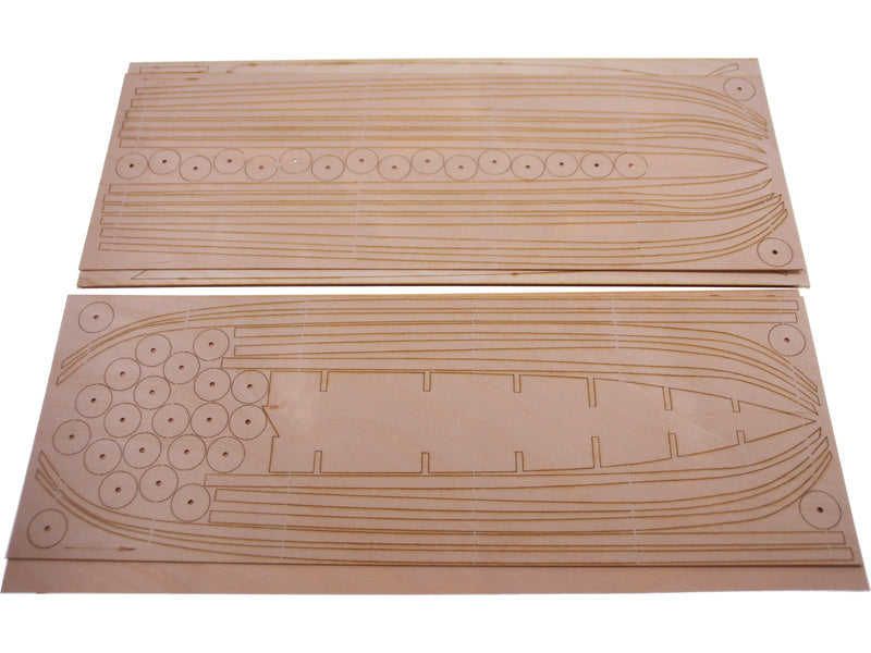 Dušek Vikingská prodloužená loď 1060 1:35 kit